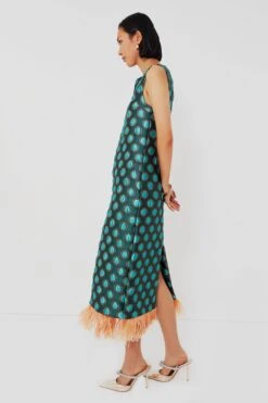 Jacquard Winter Sun Column Dress With Feathers -Loeffler Cloth Shop jmhXr4n0zneZbSezzaunByTI9B90AEs9 1