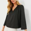 Black Phillipa Blouse -Loeffler Cloth Shop jrtCgoGysaqMYpd7FD6SsSlwz2PoB493 1