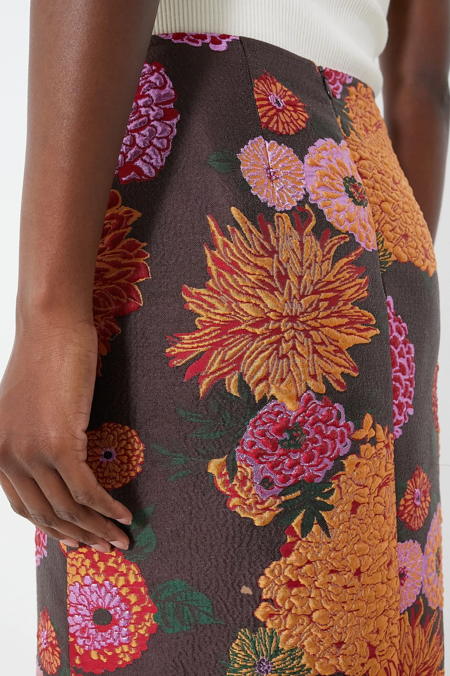 Jacquard Gyn Pencil Skirt 4 Jacquard Gyn Pencil Skirt - Image 2