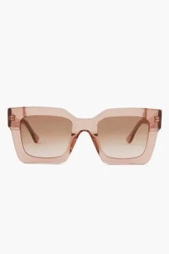 Stone Taupe Rose Gradient Dani Sunglasses