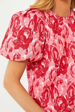 Rose Jacquard Lyla Blouse 12 Rose Jacquard Lyla Blouse -Loeffler Cloth Shop kh2x8tDah9Ujzsr1zsZSdSImJLaqpzyt 1