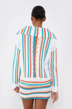 Solid & Striped Crochet Vertical Stripe Lola Pullover -Loeffler Cloth Shop klbCiOi5YH6gdzKSZUag8hOcmPlb74qG 1