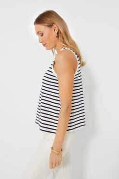Navy Stripe Anthos Cotton Tank -Loeffler Cloth Shop kr0Gfv3RDjNGzwfUKwtagowMUvh2dHsx 1