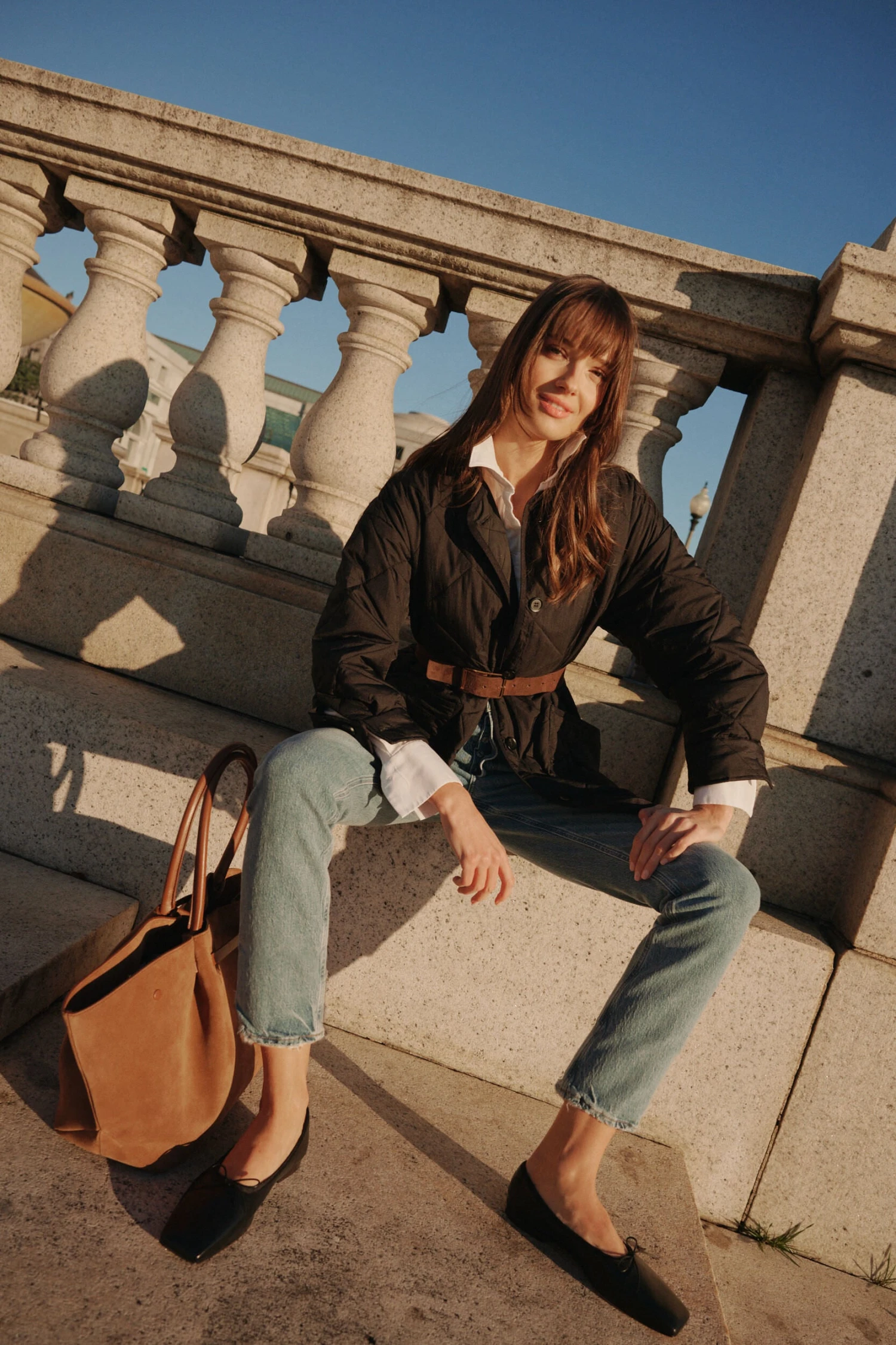 Tan Suede New York Bag 10 Tan Suede New York Bag - Image 8