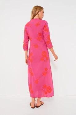Pink And Orange Sapphire Long Kaftan -Loeffler Cloth Shop l4rzeTEzrqJtbgCvjZmnTEY2awin1Jho 1