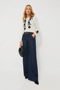 Ivory Becca Embroidered Cardigan -Loeffler Cloth Shop lPad00xUzbYL7zZ16nXfohKmgTA5YY4f 1