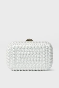 White Ari Hotfix Clutch