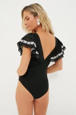 Black Katya Embroidered One Piece -Loeffler Cloth Shop lxBVtNnDTpRwB7ZPSI6pCse7ARczTM0v 1