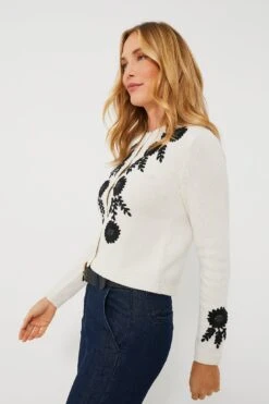 Ivory Becca Embroidered Cardigan -Loeffler Cloth Shop m6x1bjyKQqrcM1PJTKCg3cpnCps9Z9A7 1