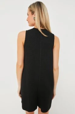 Black Textured Myla Romper -Loeffler Cloth Shop m8Uz9hDEXkcAMfFDgeIyrTyNHMWYgwjw 1