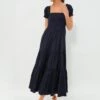 Tory Burch Medium Navy Smocked Cotton Dress -Loeffler Cloth Shop m8fJKee8LLYtZEXfOrqGaxF42Mz2AVYK 1