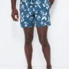 Navy Floral Bayberry Trunks
