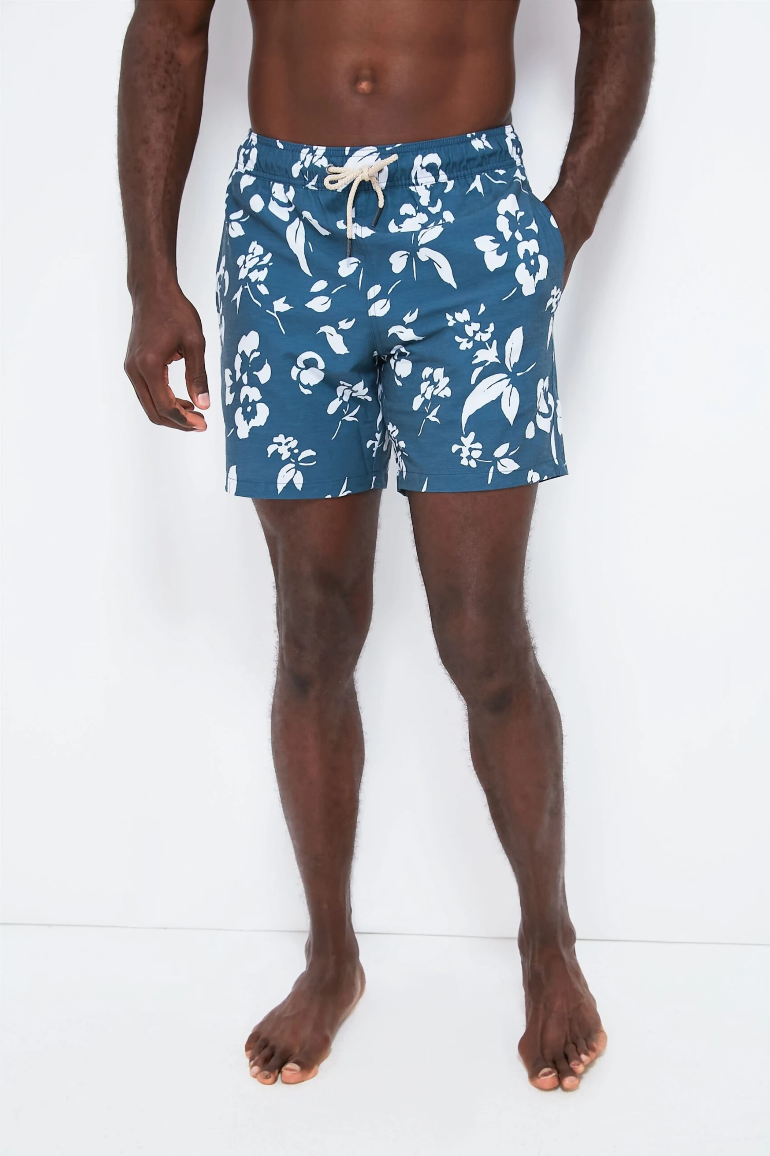Navy Floral Bayberry Trunks 3 Navy Floral Bayberry Trunks
