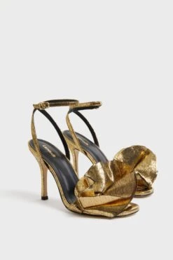 Gold Cracked Metallic Leather Penelope Sandals -Loeffler Cloth Shop mMWRe2Ks7F5BMEwRkeBPo9fEJS1LtMye 1