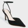 Loeffler Randall Black Puckered Jaden Heels