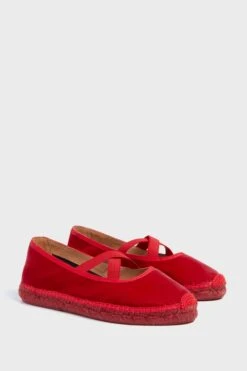 Lipstick Chico Velvet Espadrilles -Loeffler Cloth Shop n6vSWRAAbnyAxkbIDYGYE18VOHW4fZ6k 1