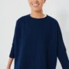 Navy Cable Ally Swing Sweatshirt