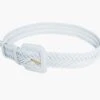 Loeffler Randall White Vachetta Oliver Thin Woven Leather Belt -Loeffler Cloth Shop nJiibs6dzsFv56K11WsZ0y7Fvdpeq0yd 1