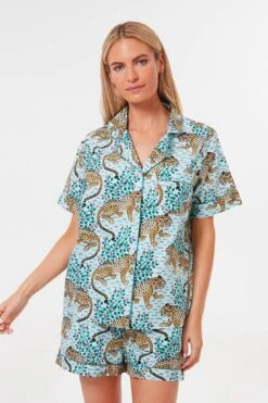 Mint Bagheera Leopard Short PJ Set 10 Mint Bagheera Leopard Short PJ Set -Loeffler Cloth Shop nWD2cEVrGStKSnQWQLkCIyjFbYswwB2E 1