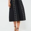 ULLA JOHNSON Noir Sabina Skirt