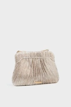 Loeffler Randall Champagne Shimmer Rayne Pleated Frame Clutch -Loeffler Cloth Shop nYSCzRqDaZLANAWkv8HrqcOFdFIQI6Tz 1