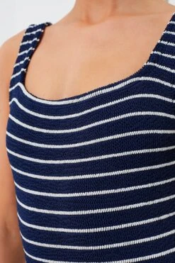 Navy And White Classic Square Neck One Piece -Loeffler Cloth Shop o5APnh7joz6iD6HYDgB1y3zxlB4s1H40 1