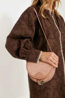 See By Chloé Coffee Pink Suede Mara Bag -Loeffler Cloth Shop o5DfzBPh9G55OEIXPTt3XfrwIazkHxsR 1