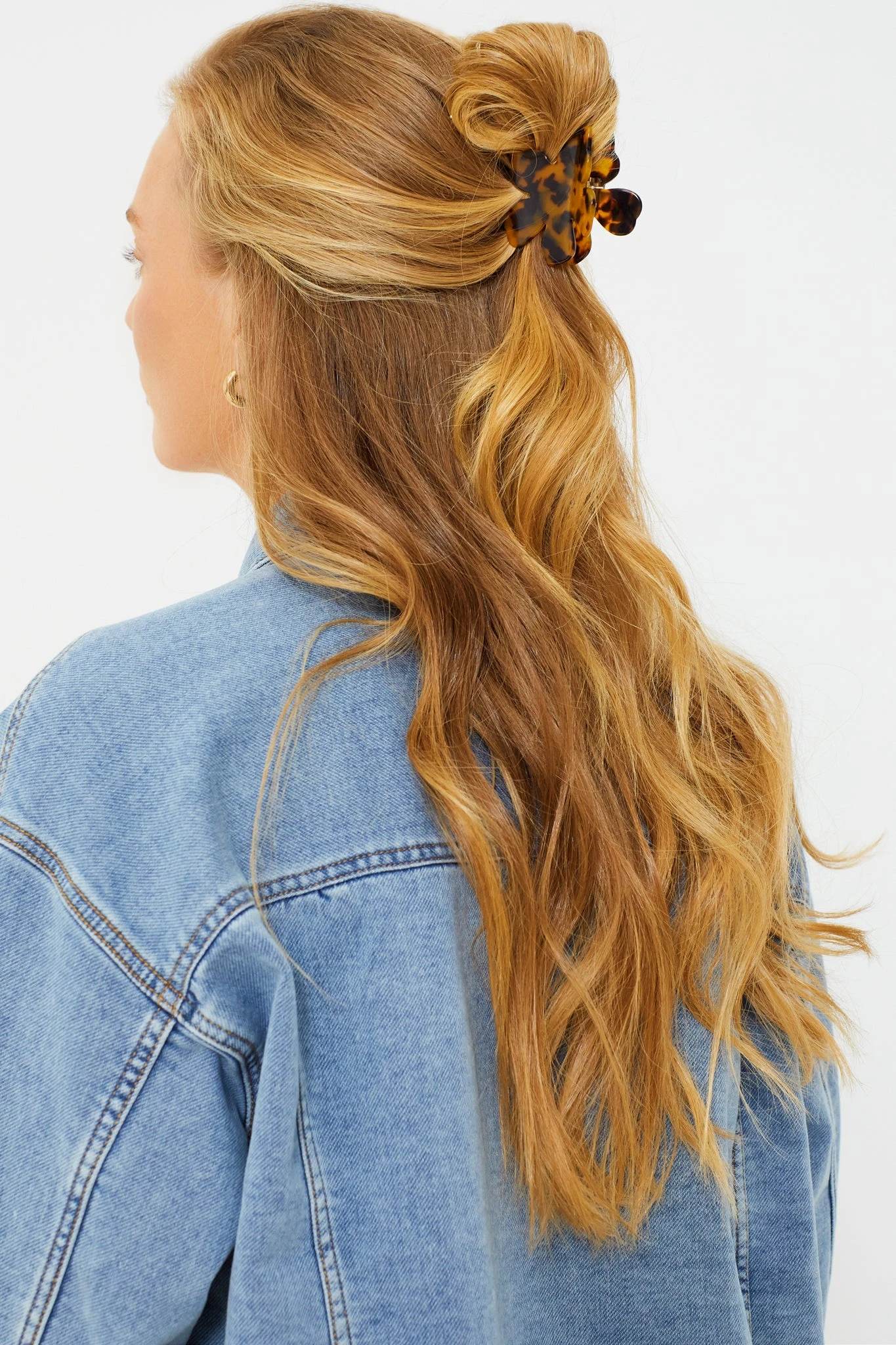 Tortoise Lily Claw Clip 4 Tortoise Lily Claw Clip - Image 2