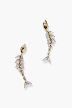 Gold Elisabetta Fish Earrings