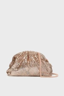 Mink Paillettes Game Clutch