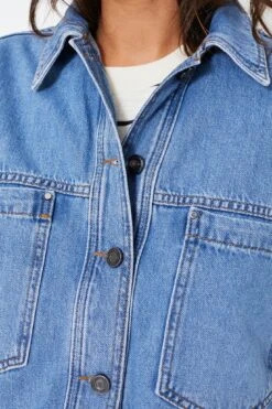 Vanessa Bruno Indigo Clair Barnabe Jacket -Loeffler Cloth Shop oVOXwYsACuVdSnXQhvE6nfxg5dIOhOLJ 1