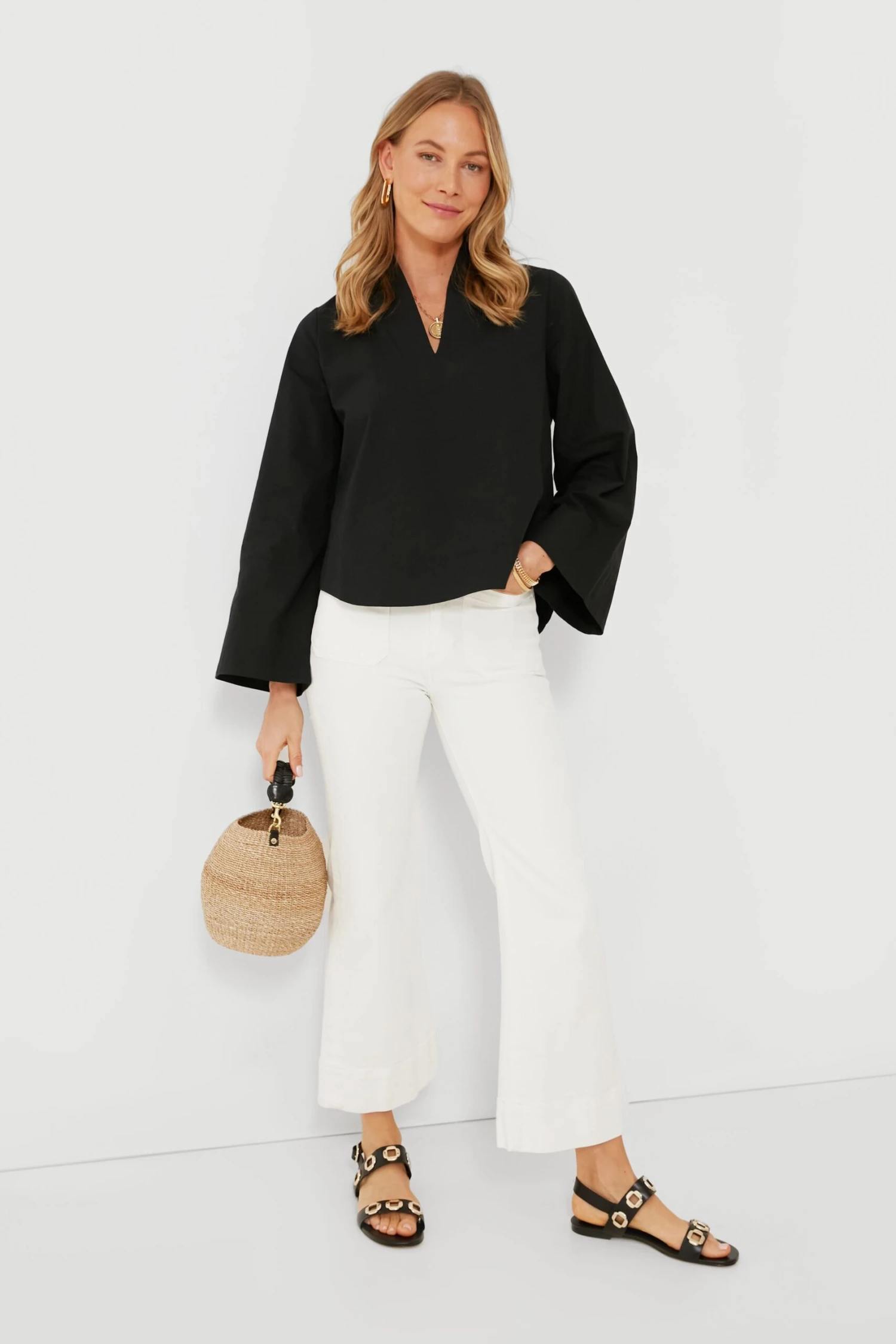 Black Norella Blouse 4 Black Norella Blouse - Image 2