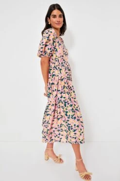 Exclusive Pink Multi Floral Print Midi Dress 9 Exclusive Pink Multi Floral Print Midi Dress -Loeffler Cloth Shop ozo0M37TLDfapnCUXx46eUWRHJCq9hbp 1