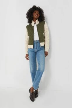 Veronica Beard Army And Oatmeal Patra Mixed Media Jacket 16 Veronica Beard Army And Oatmeal Patra Mixed Media Jacket -Loeffler Cloth Shop pJn4As38SslC7Fu65wAL2mJ7s4LwIQC7 1