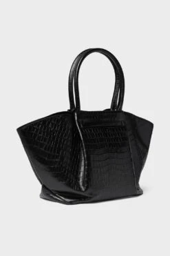 Black Croc New York Tote -Loeffler Cloth Shop pT33jADaeu7hdEHD39xuafQxfWIgNBjP 1