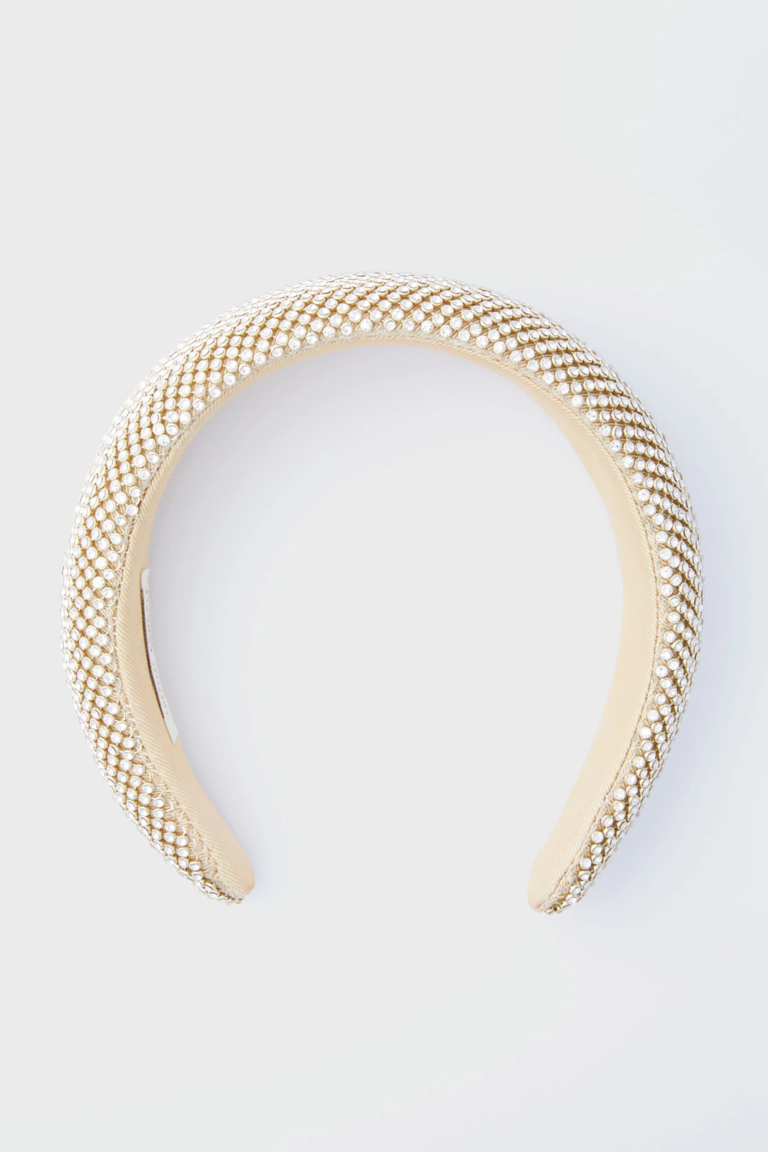 Loeffler Randall Gold Diamante Bellamy Puffy Headband 7 Loeffler Randall Gold Diamante Bellamy Puffy Headband - Image 5