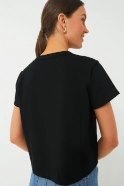 Black Parker Classic Fit Tee -Loeffler Cloth Shop qAIGyHSGOp24nuyl4dyIBuNxUvSdZ7UJ 1