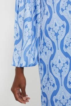 One Shoulder Blue Geometric Luna Dress -Loeffler Cloth Shop qLympnTzGeEoXQ9AP5sqFc9Z1pZFDGlH 1