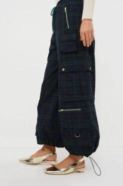 CYNTHIA ROWLEY Blackwatch Plaid Cargo Pants -Loeffler Cloth Shop rAp39tT9pXhSStor5RFBMy4rAdzkNBiZ 1