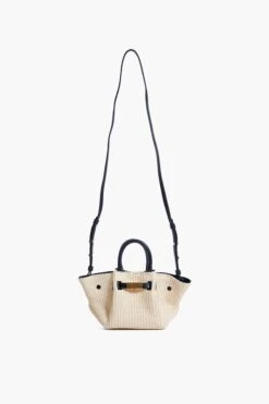 Black Natural Raffia Mini New York Bag -Loeffler Cloth Shop rB7IgjfHUWX5ieOTvm5sSOW4bfbVrmg2 1