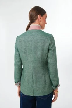 Green Linen Camille Tale Jacket -Loeffler Cloth Shop rGU6qncfvJYeOBWXccwyzjSuhgS912Ft 1