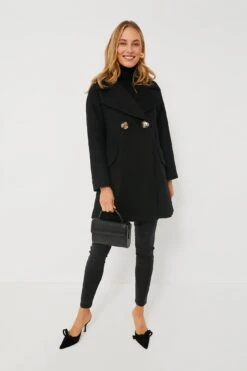 Black Harley Peacoat -Loeffler Cloth Shop rPwfbnf8IDYQsLZZ7ignREOuV5wzOo5d 1