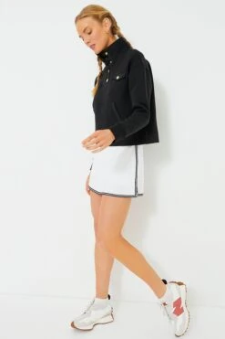 Black Snap Neck Bailey Pullover -Loeffler Cloth Shop rdq4BesdEjesMD07PRNlpvS9fdItMWcD 1