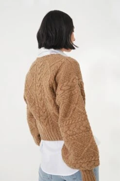 Biscuit Cable Knit Cropped Crew Neck Sweater -Loeffler Cloth Shop rdqc05T1AmBIPVOLkNH3f4VjfNWaGzuK 1
