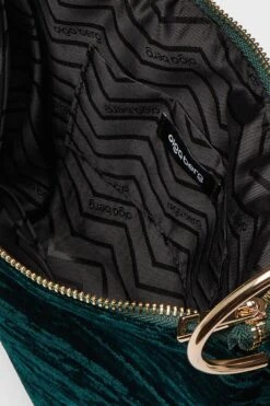 Emerald Jordi Velvet Convertible Bag -Loeffler Cloth Shop rfS2waA3beoMuu5qbnZKocebYHXxEbkH 1