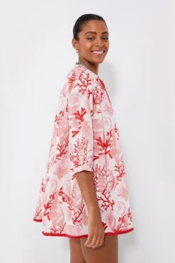 Coral Brights Bondi Coverup -Loeffler Cloth Shop rgLpBD4GqChHgZeSouTRsvg7aq5zgoFJ 1