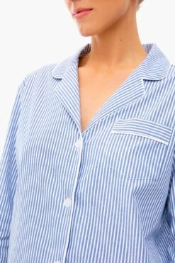 French Blue Seersucker Pajama Set -Loeffler Cloth Shop rjjDqkEj9uTCDQPdSOXxOYJT3Rp5Dqcw 1