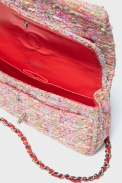 CHANEL Multicolor Tweed Medium Classic Bag -Loeffler Cloth Shop rr0sqFggO869pWQEy0zoRE2qauZTP8Sl 1