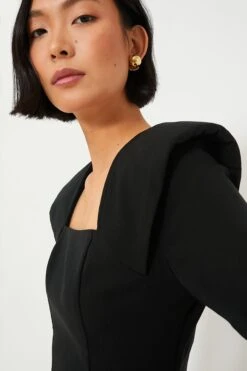 Black Long Sleeve Hepburn Blouse 11 Black Long Sleeve Hepburn Blouse -Loeffler Cloth Shop sWQ3owPqr2w68kd7ZnDwA5pe98KNZYOE 1