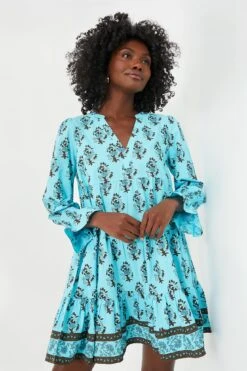 Tropical Turquoise Bouquet Kenzo Coverup -Loeffler Cloth Shop sashDs6vP3fPv1La4GVhVt5FEOFzpGlc 1